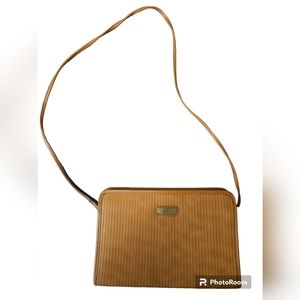 Vintage Perry Ellis Ribbed crossbody bag
